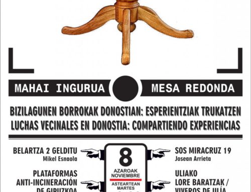 Luchas vecinales en Donostia: Compartiendo experiencias