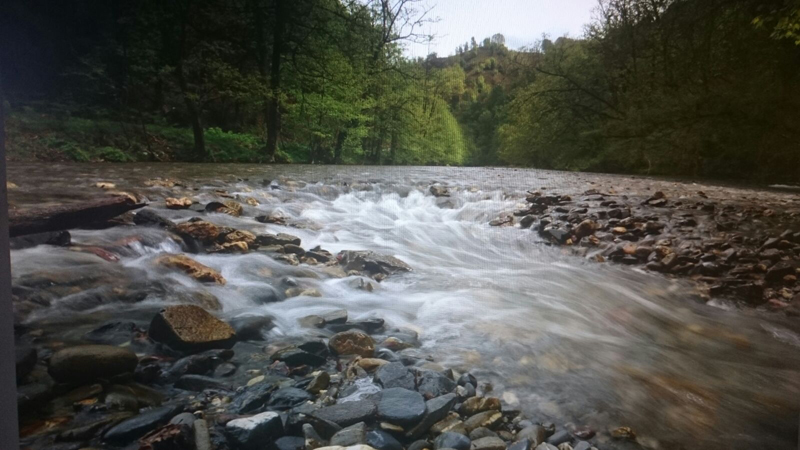 El río Urumea y los cantos rodados.